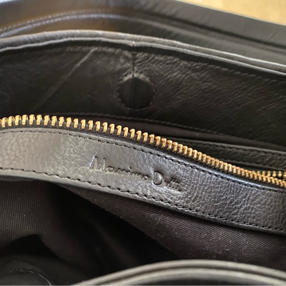 Black Woven Bag Massimo Dutti Large Leather Purse Tassel - Picture 8 of 10